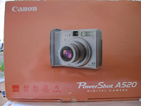Отдается в дар Фотоаппарат Canon PowerShot A 520