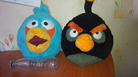 Отдается в дар 2 мягкие игрушки Angry Birds