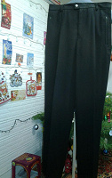Отдается в дар Брюки черные, мужские, индивидуальный пошив на мерки От 78-80 см Об 92-94 Длина 105 см