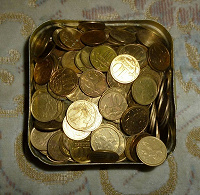 Отдается в дар монеты 10 копеек России