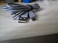 Отдается в дар Кабель с USB и miniUSB