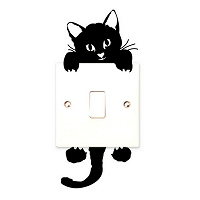 Отдается в дар «Котёнок» наклейка на выключатель