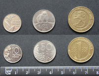 Отдается в дар Финские монеты