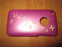 Отдается в дар Розовый чехол-футляр для iPhone 3GS