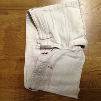 Отдается в дар Бледно-розовые джинсовые шорты Mango 34 р-р