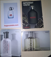 Отдается в дар рекламные открытки (мужской парфюм)