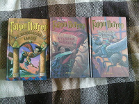 Отдается в дар Три первых тома Дж. К. Ролинг «Гарри Поттер»