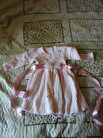 Отдается в дар Розовое платье малышке до 2х лет