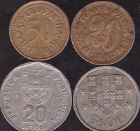 Отдается в дар Монеты Югославии, Португалии и Марки Мира