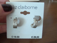 Отдается в дар Серьги Liz Claiborne