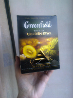 Отдается в дар Чай Greenfield Golden Kiwi в пирамидках