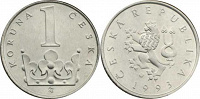 Отдается в дар монетка Чехии