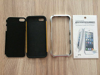 Отдается в дар Чехлы и металлический бампер и пленка для iPhone 5 5s