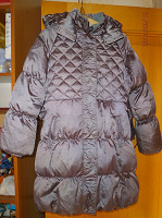 Отдается в дар Зимняя куртка-пуховик на девочку, р.128