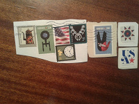 Отдается в дар Почтовые марки США