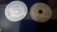 Отдается в дар монеты Бельгии и Туниса