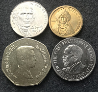 Отдается в дар Портреты на монетах