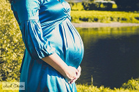 Отдается в дар Нарядное платье для беременных