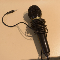 Отдается в дар Микрофон динамический Panasonic RP-VK18 (джек 3,5 мм)
