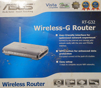 Отдается в дар Роутер Asus Wireless-G RT-G32