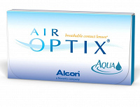 Отдается в дар Линзы Air Optix Aqua, 1 пара линз (-5,5)
