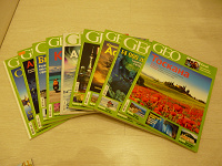 Отдается в дар небольшая коллекция журналов GEO