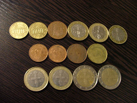 Отдается в дар Евро-монеты