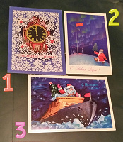 Отдается в дар 14 советских открыток с новым годом!