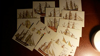 Отдается в дар Набор открыток «Корабли»