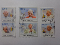 Отдается в дар Сцепки марок папа Римский