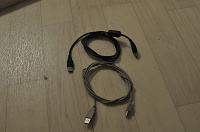 Отдается в дар USB кабеля для принтера или сканера