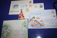Отдается в дар конверты с марками из Беларуси прошедшие почту