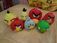 Отдается в дар мягкие птички Angry Birds
