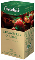 Отдается в дар Greenfield Strawberry Gourmet черный чай в пакетиках