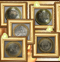 Отдается в дар Биметаллические монеты России