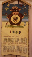 Отдается в дар Календарь гобеленовый за 2009г.