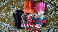 Отдается в дар шапки, варежки, перчатки — готовимся к зиме