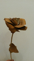Отдается в дар роза из бересты