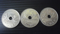 Отдается в дар Монеты — норвежские кроны