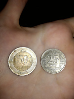 Отдается в дар Турецкие монеты 2009