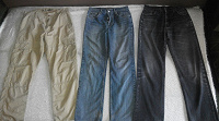 Отдается в дар Пакет мужских джинс-брюк М