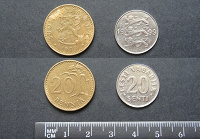 Отдается в дар Монеты Финляндии и Эстонии