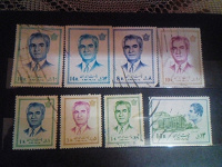 Отдается в дар Почтовые марки Ирана.