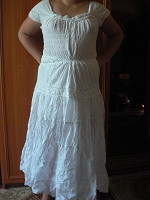 Отдается в дар Белое летнее платье