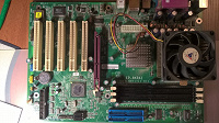 Отдается в дар Материнская плата EPoX 8KRAI DDR-1 + Процессор