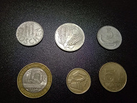 Отдается в дар Набор иностранных монет