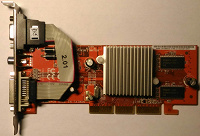 Отдается в дар Видеокарта AGP ASUS Radeon 9250