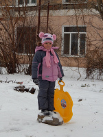 Отдается в дар Зимний костюм на девочку.