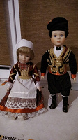 Отдается в дар Пара кукол в национальной одежде.
