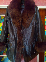 Отдается в дар Зимняя женская куртка 52-56раз.